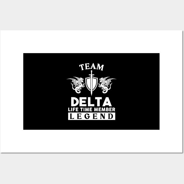 Delta Name T Shirt - Delta Life Time Member Legend Gift Item Tee Wall Art by unendurableslemp118